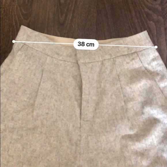 Oak and Fork Heathergray Wool Trousers - Picture 10 of 10